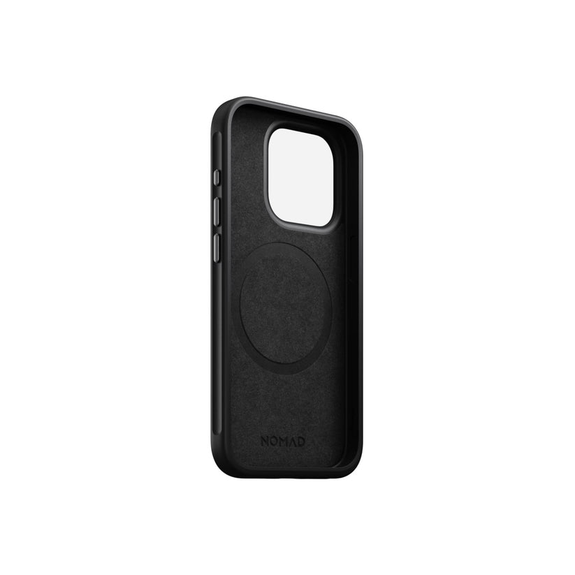 Nomad Modern Leather Case, black - iPhone 15 Pro - iSTYLE BG