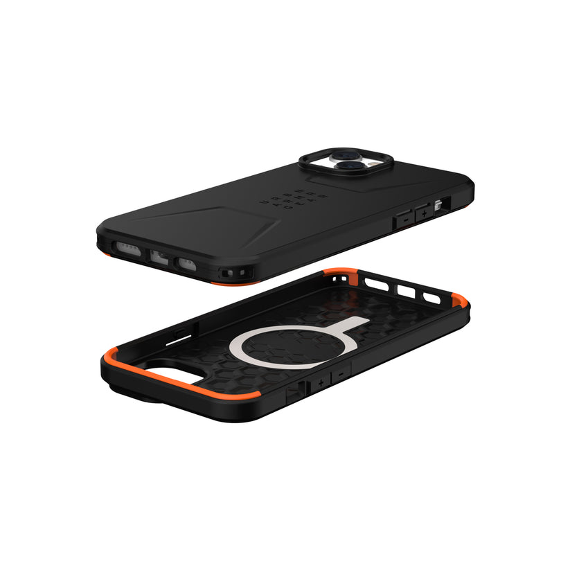 Кейс за iPhone 14 Plus от UAG модел Civilian с MagSafe черен - iSTYLE BG