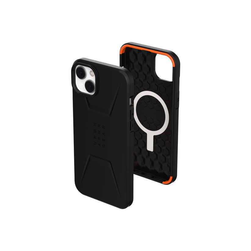 Кейс за iPhone 14 Plus от UAG модел Civilian с MagSafe черен - iSTYLE BG