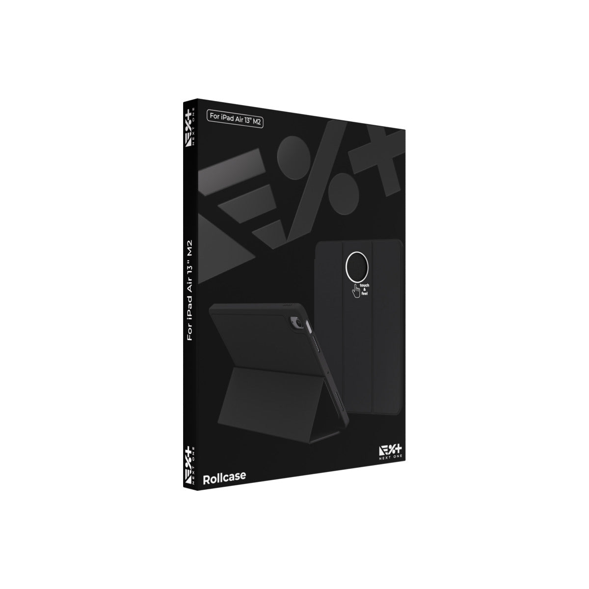 NEXT ONE BLACK ROLLCASE FOR IPAD AIR 13" M2" - iSTYLE BG
