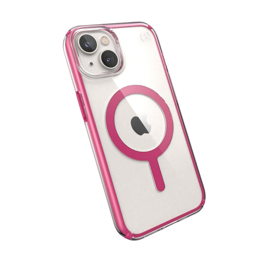 Speck iPhone 14 Presidio CLEAR+PINK GEO + MagSafe