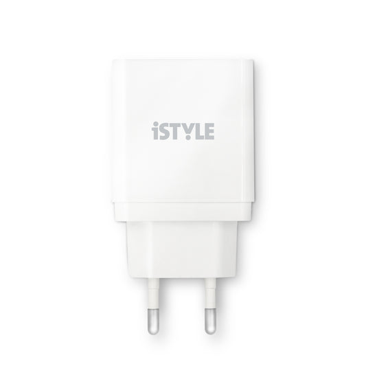 iStyle 18W USB-A QC 3.0 CHARGER- White - iSTYLE BG