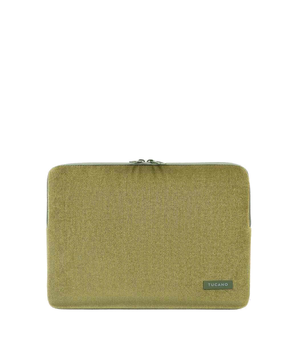 Tucano Velluto 13inch Case Stretchy neoprene & corduroy cover MacBook Pro/Air 13inch & Laptop 12inch - Green - iSTYLE BG