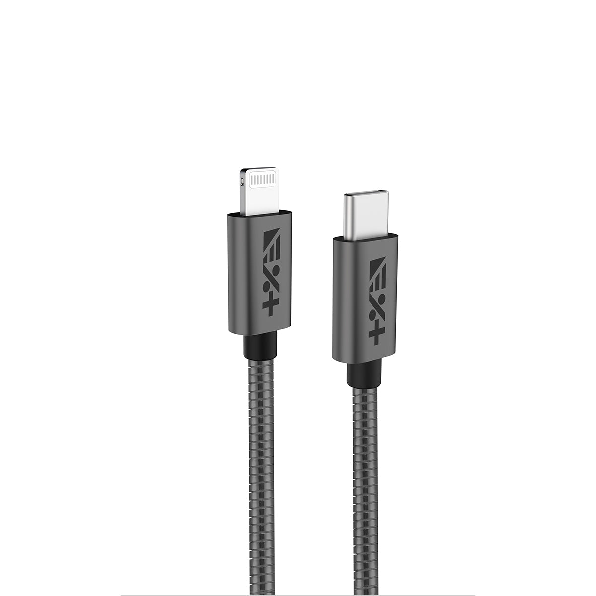 Метален кабел USB-C към LIGHTNING 1.2 M от NEXT ONE - SPACE GRAY - iSTYLE BG