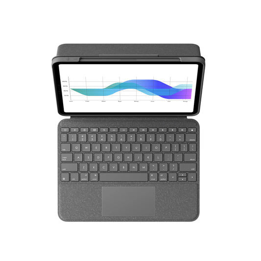 Клавиатура от Logitech – Folio Touch за iPad Pro 11" (1st & 2nd Gen.) – Oxford Grey (UK) - iSTYLE BG