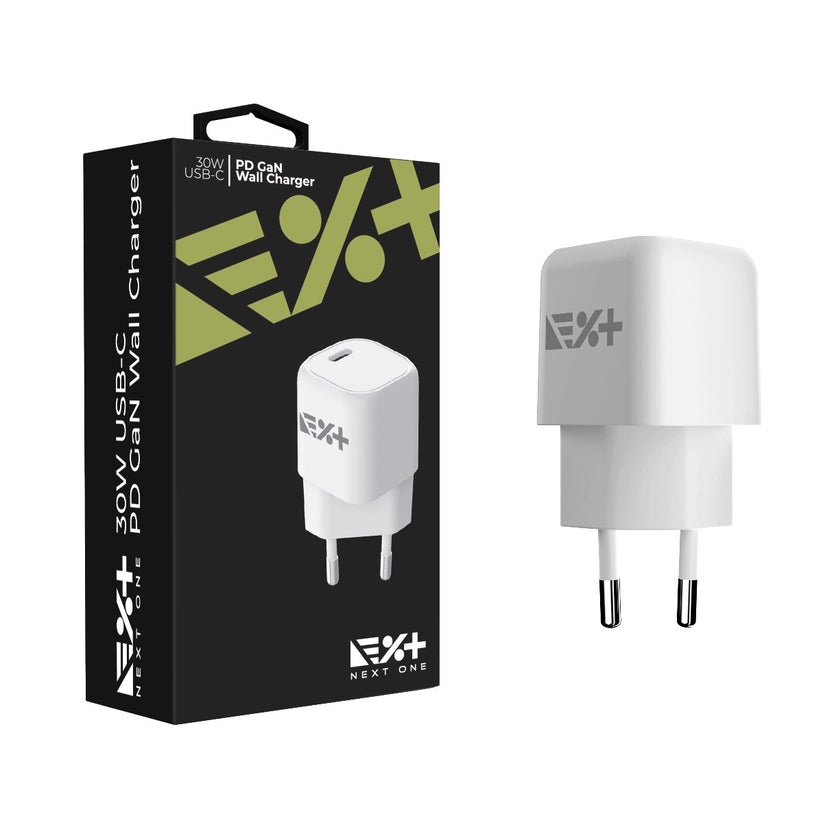 NEXT ONE 30W USB-C PD GAN WALL CHARGER - iSTYLE BG