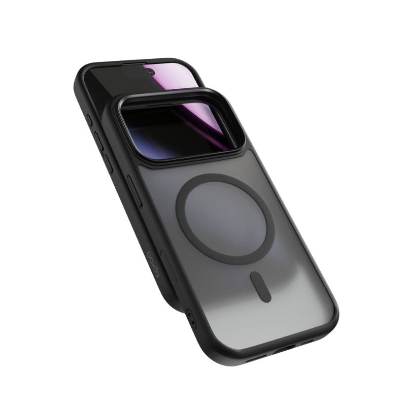 Epico HeroMatte Pro Mag+ Case iPhone 17 Pro Max Qi2 & MagSafe Compatible - black - iSTYLE BG