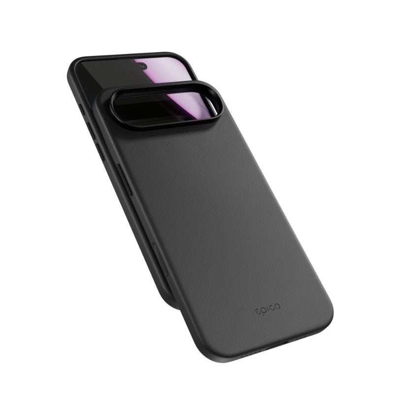 Epico Leather Pro Mag+ Case iPhone Air Qi2 & MagSafe Compatible - black - iSTYLE BG