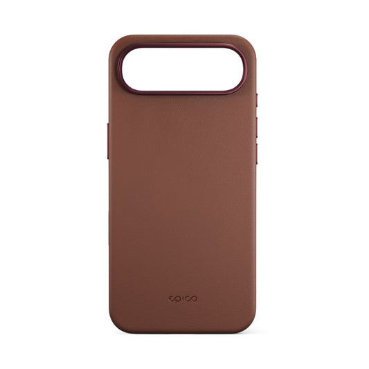 Epico Leather Pro Mag+ Case iPhone Air Qi2 & MagSafe Compatible - brown - iSTYLE BG