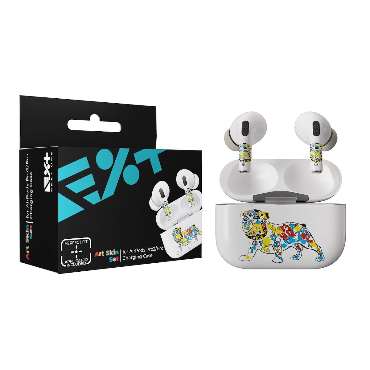 Апликация с булдог от NEXT ONE за AirPods Pro 1 и 2 - iSTYLE BG