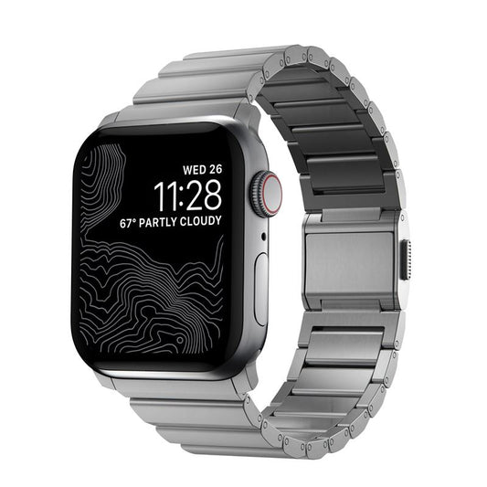 Nomad Titanium Band Silver for AW 44/42 mm - iSTYLE BG