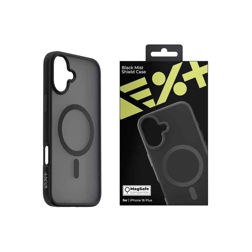 NEXT ONE BLACK MIST SHIELD CASE FOR iPhone 16 PLUS |MAGSAFE COMPATIBLE - iSTYLE BG
