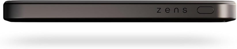 Zens Slim Aluminium Wireless Powerbank 5000 mAh Black - iSTYLE BG