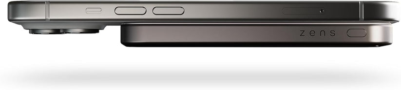 Zens Slim Aluminium Wireless Powerbank 5000 mAh Black - iSTYLE BG