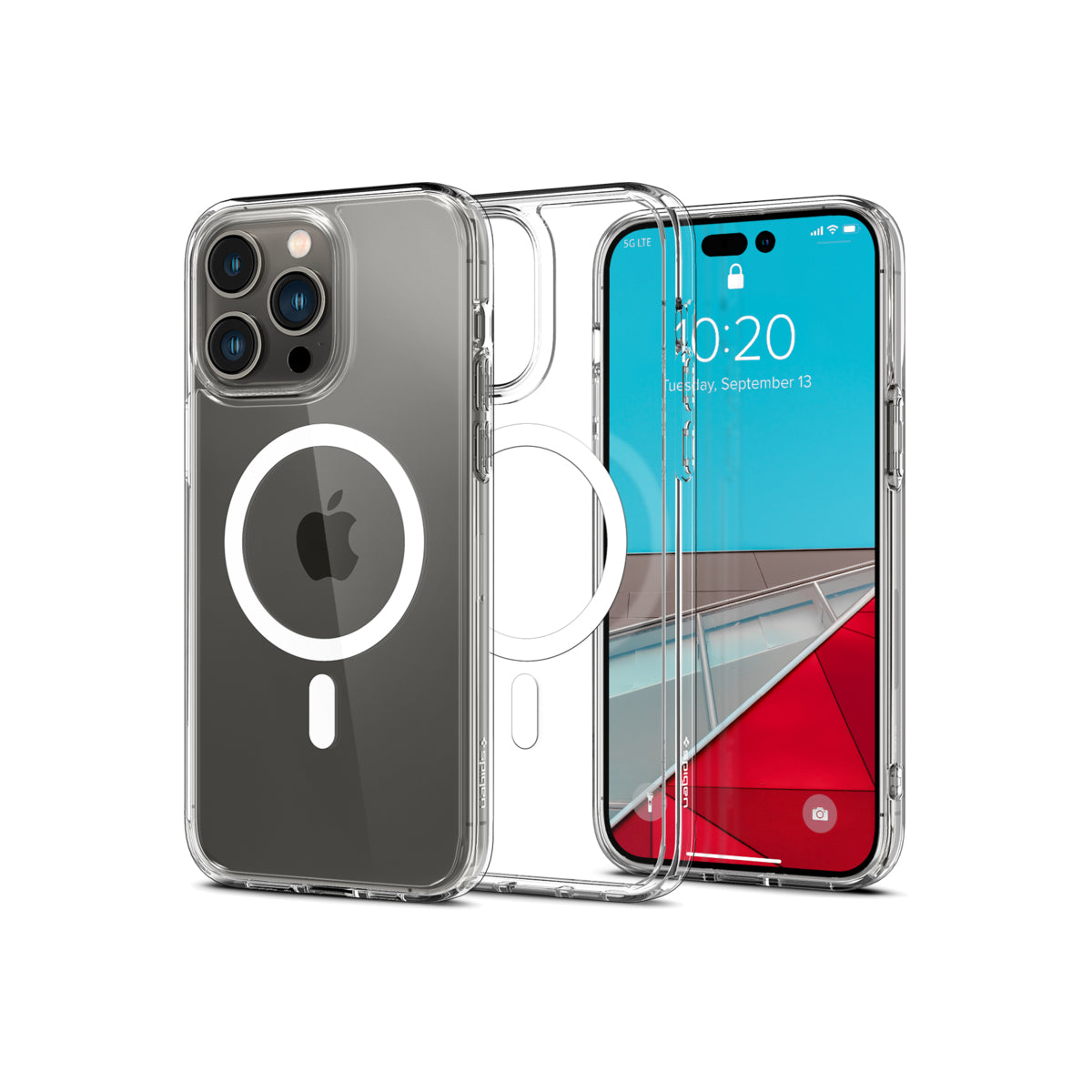 Spigen Crystal Hybrid Mag, white - iPhone 14 Pro - iSTYLE BG