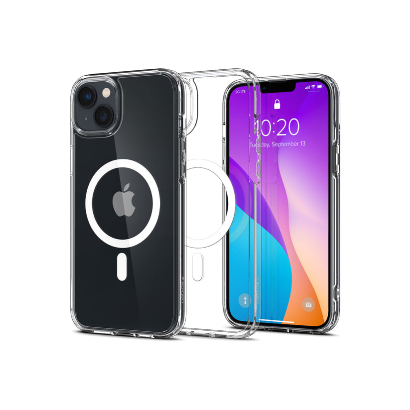Spigen Crystal Hybrid Mag, white - iPhone 14 Plus - iSTYLE BG