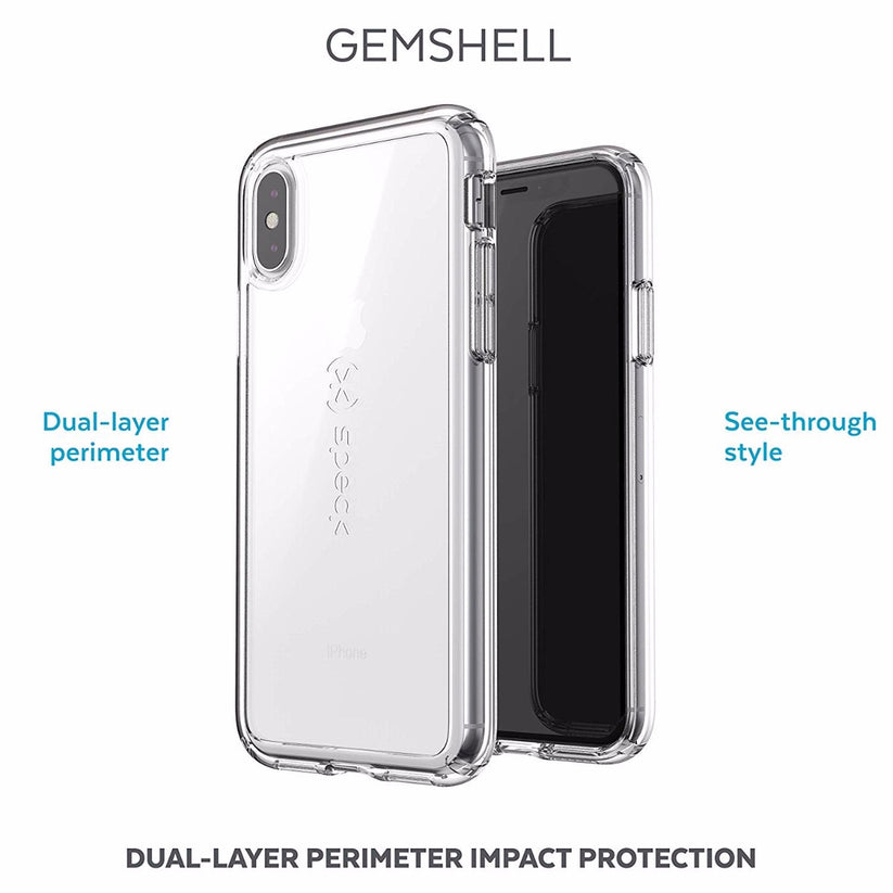 Speck case for iPhone XS/X GEMSHELL (CLEAR/CLEAR) - iSTYLE BG