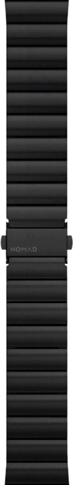 Каишка за Apple Watch от Nomad - 44/42 mm Steel – черна - iSTYLE BG