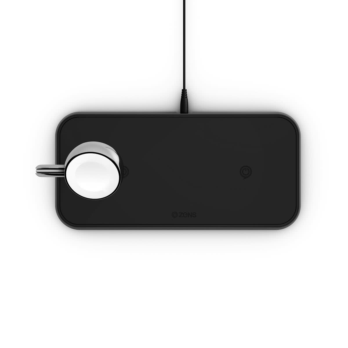ZENS Aluminium Dual Wireless Charger + Watch 10W (3 in 1 Charger) - iSTYLE BG