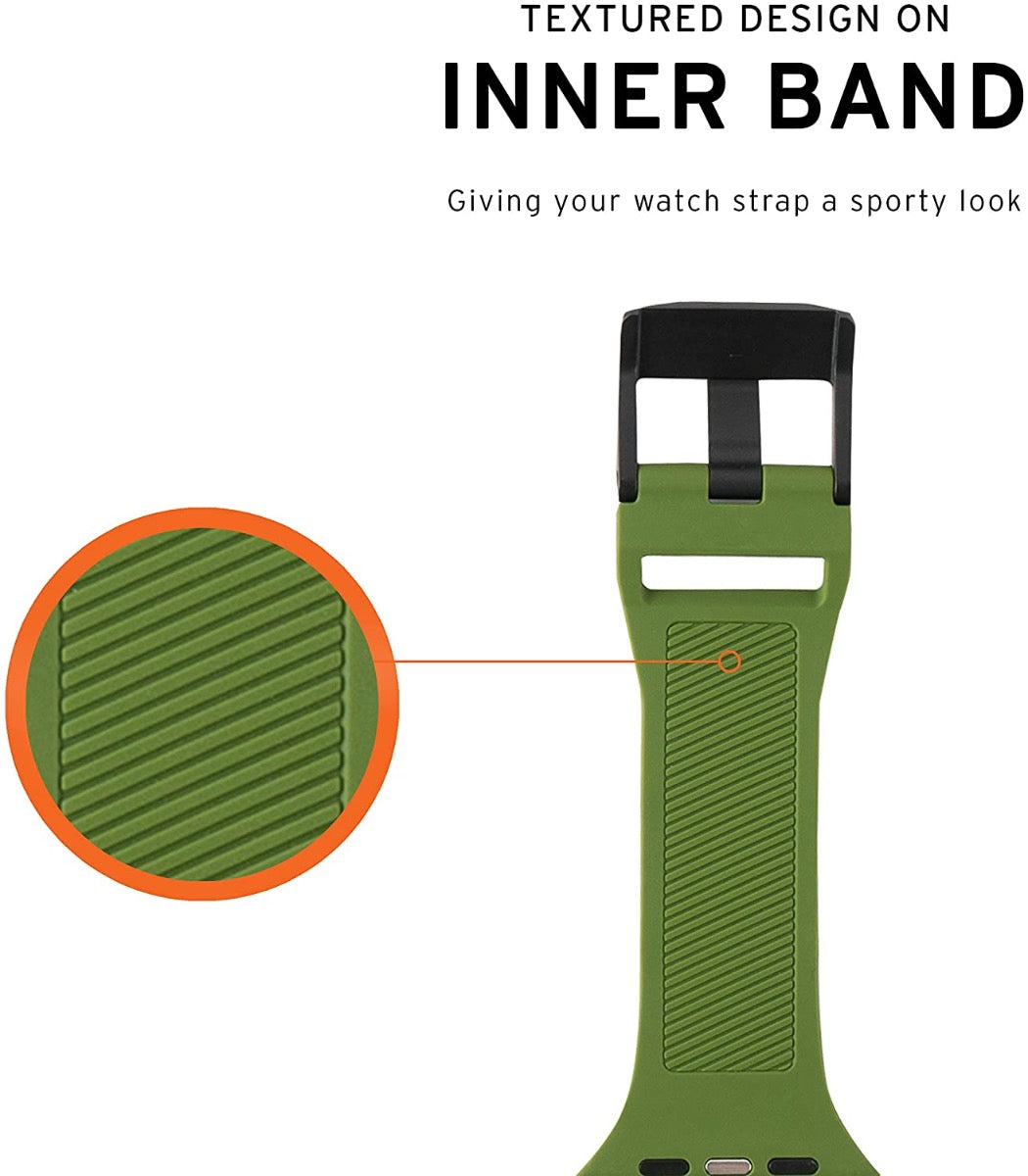 Каишка за Apple Watch от UAG - 44/42 mm Scout Strap Olive - iSTYLE BG