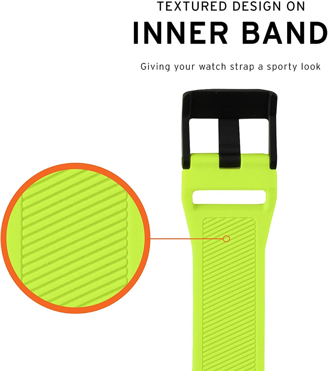 Каишка за Apple Watch от UAG - 44/42 mm Scout Strap Neon Green - iSTYLE BG