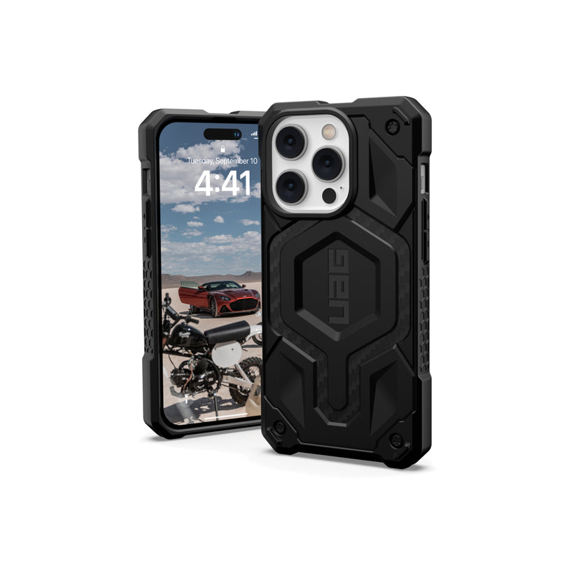UAG Monarch Pro MagSafe, carbon fiber - iPhone 14 Pro - iSTYLE BG