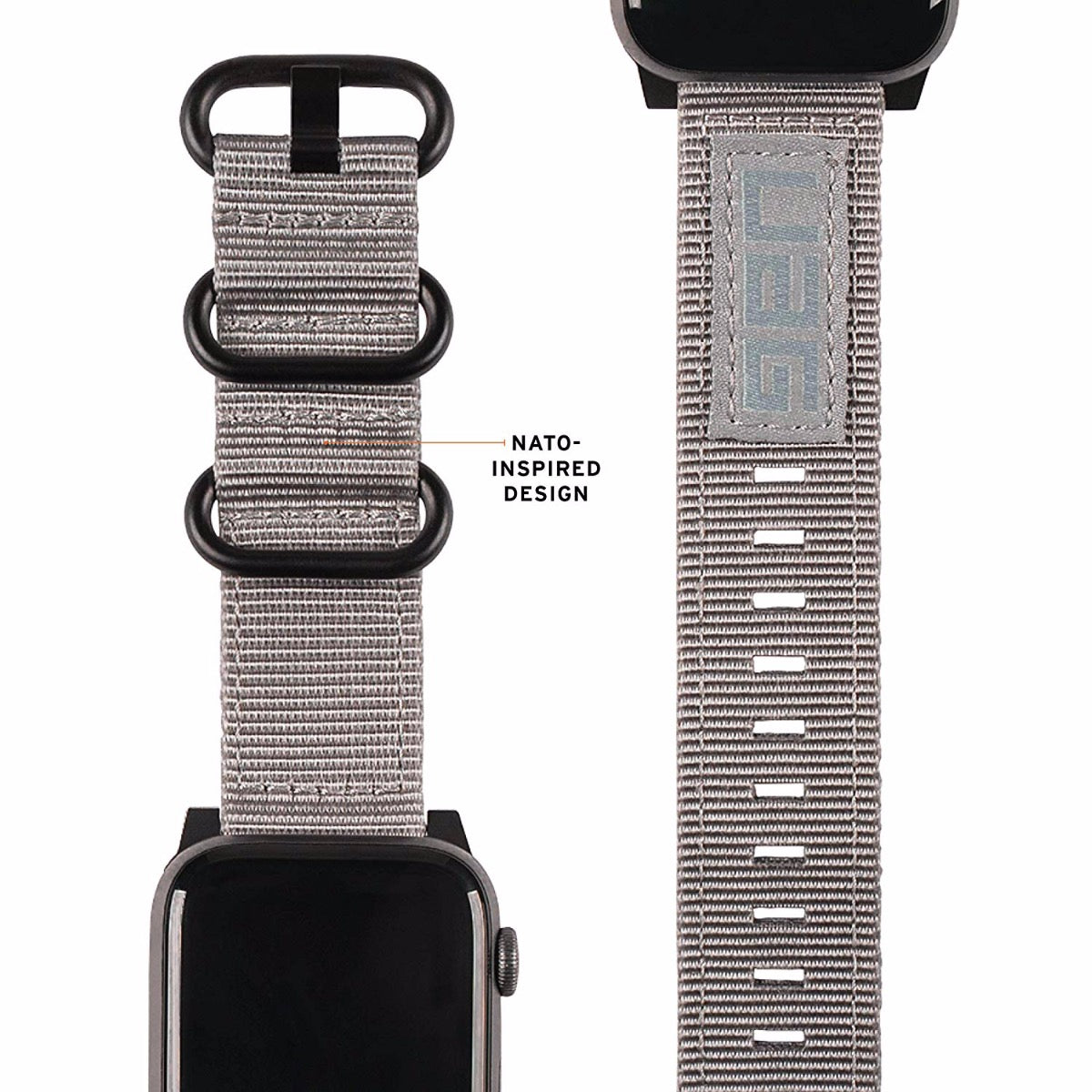 Каишка за Apple Watch от UAG - 44/42 mm Nato сива - iSTYLE BG