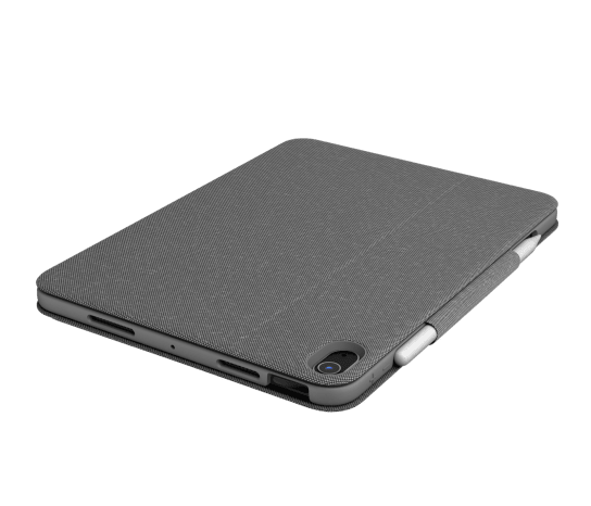 Logitech Folio Touch Backlit keyboard case with trackpad for iPad Air(R) (4th & 5th generation) - Oxford Grey - UK