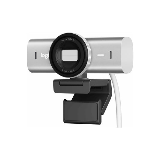 Logitech MX Brio 4K Ultra HD Collaboration and Streaming Webcam - Pale Grey