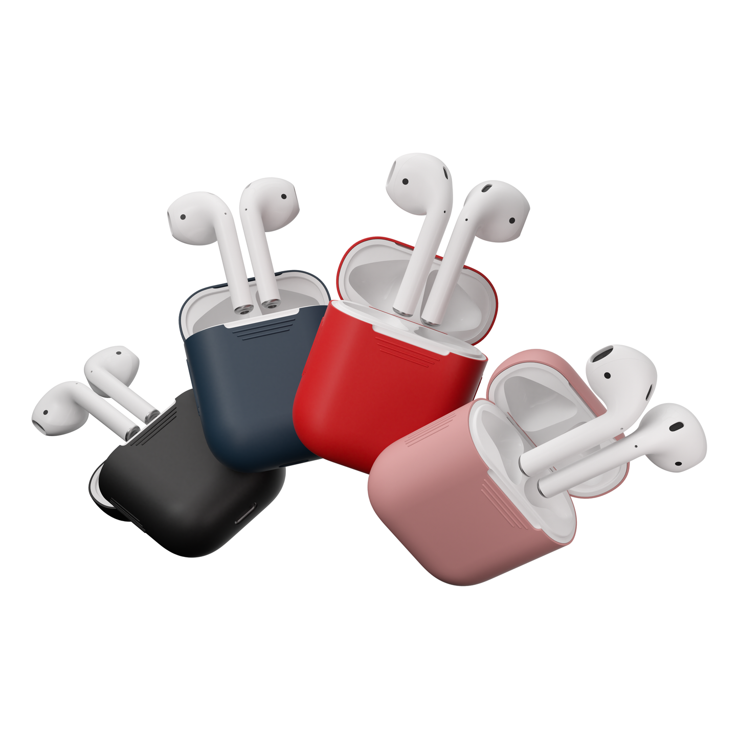 Next One AirPods 1/2 Silicone Case Red