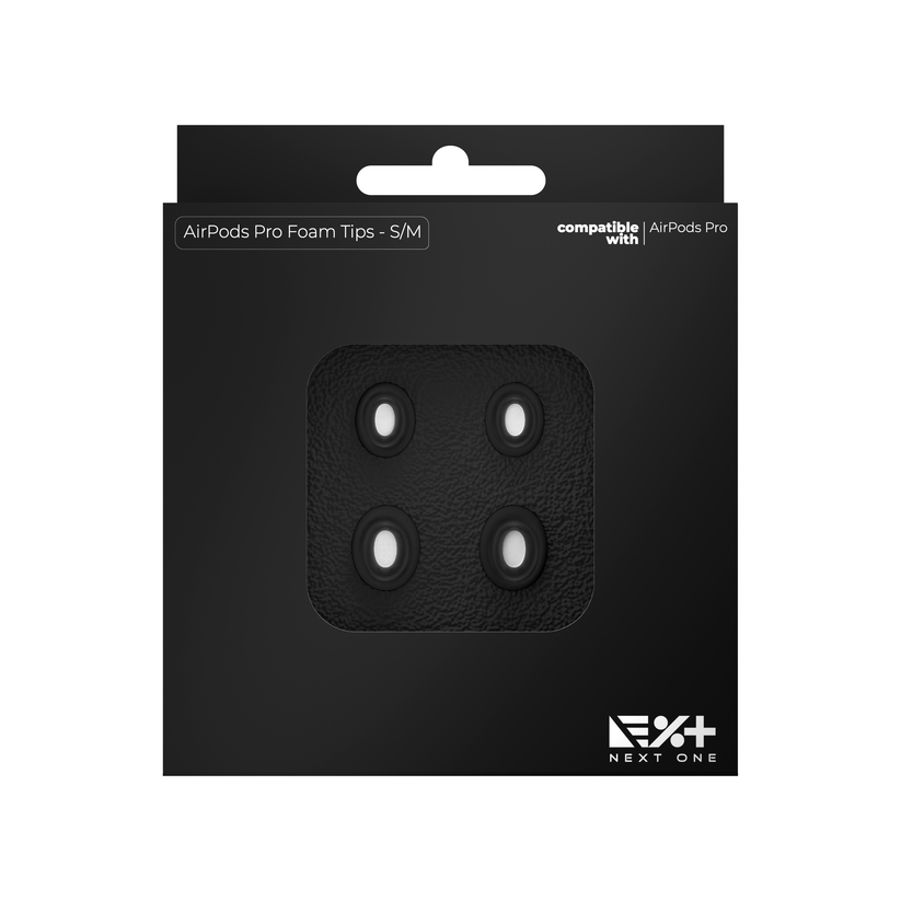 NEXT AirPods Pro Foam Tips S/M Black - iSTYLE BG