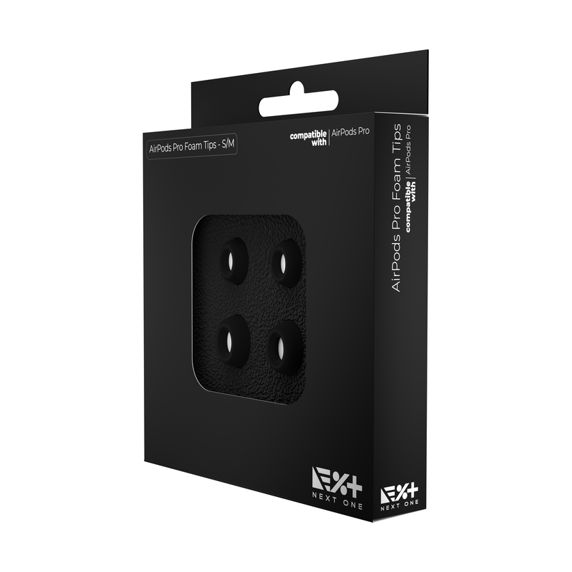 NEXT AirPods Pro Foam Tips S/M Black - iSTYLE BG