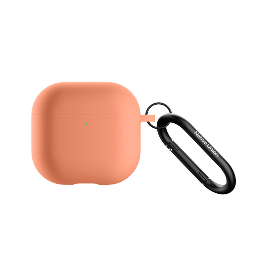 Калъф Native Union Active Case за AirPods 4 в цвят Apricot Crush – изглед отпред