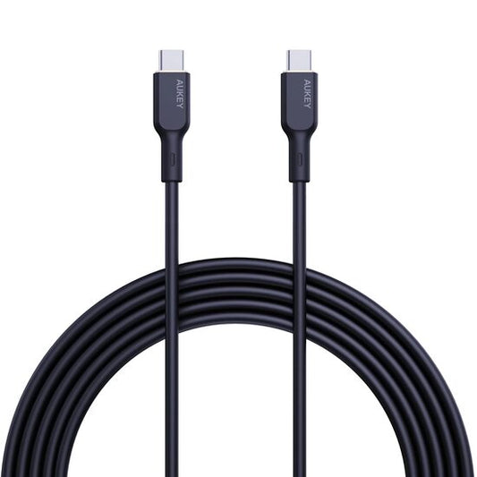 AUKEY Circlet Blink 240W Silicone USB-C to USB-C Cable 1.8m Black - iSTYLE BG