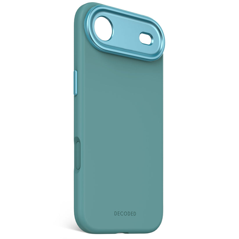 DECODED ANTIMICROBIAL SILICONE BACKCOVER FOR IPHONE AIR - RETRO BLUE - iSTYLE BG