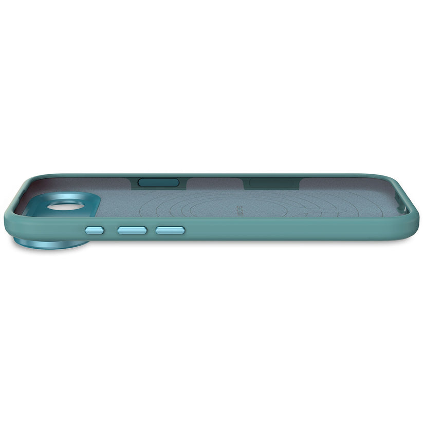 DECODED ANTIMICROBIAL SILICONE BACKCOVER FOR IPHONE AIR - RETRO BLUE - iSTYLE BG