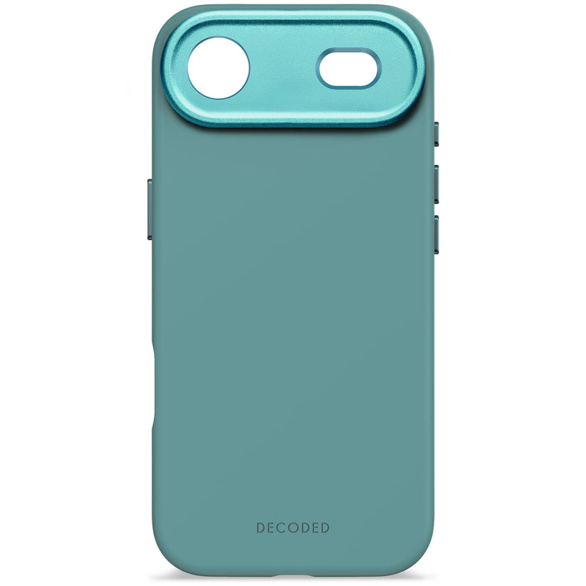DECODED ANTIMICROBIAL SILICONE BACKCOVER FOR IPHONE AIR - RETRO BLUE - iSTYLE BG