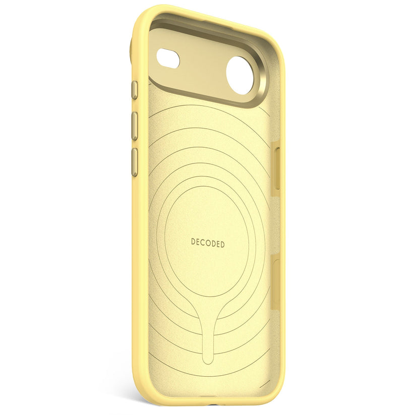 DECODED ANTIMICROBIAL SILICONE BACKCOVER FOR IPHONE AIR - YUMA YELLOW - iSTYLE BG