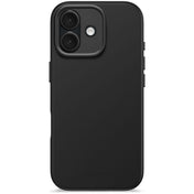 DECODED ANTIMICROBIAL SILICONE BACKCOVER FOR IPHONE 17 - PHANTOM BLACK - iSTYLE BG