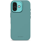 DECODED ANTIMICROBIAL SILICONE BACKCOVER FOR IPHONE 17 - RETRO BLUE - iSTYLE BG