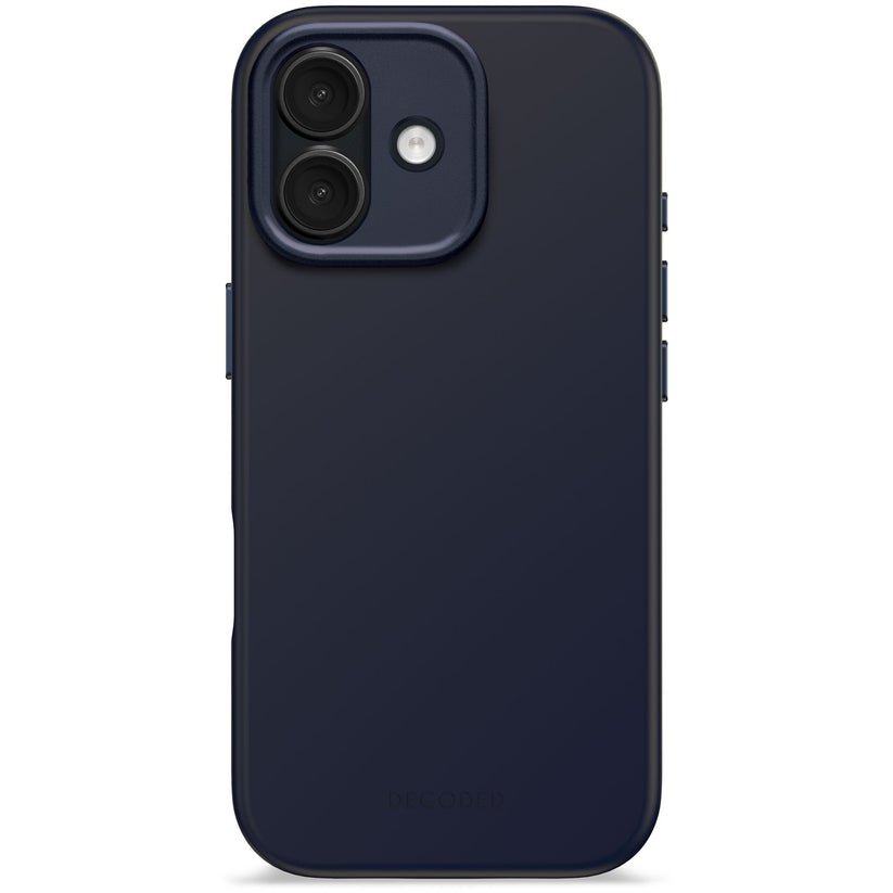 DECODED ANTIMICROBIAL SILICONE BACKCOVER FOR IPHONE 17 - TRUE NAVY - iSTYLE BG