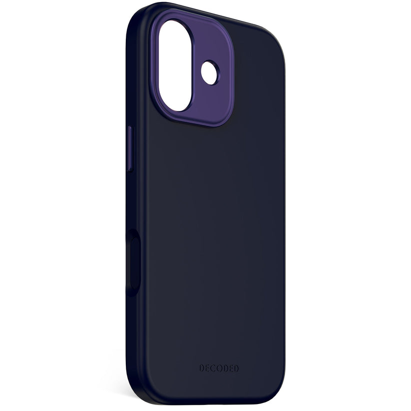 DECODED ANTIMICROBIAL SILICONE BACKCOVER FOR IPHONE 17 - TRUE NAVY - iSTYLE BG