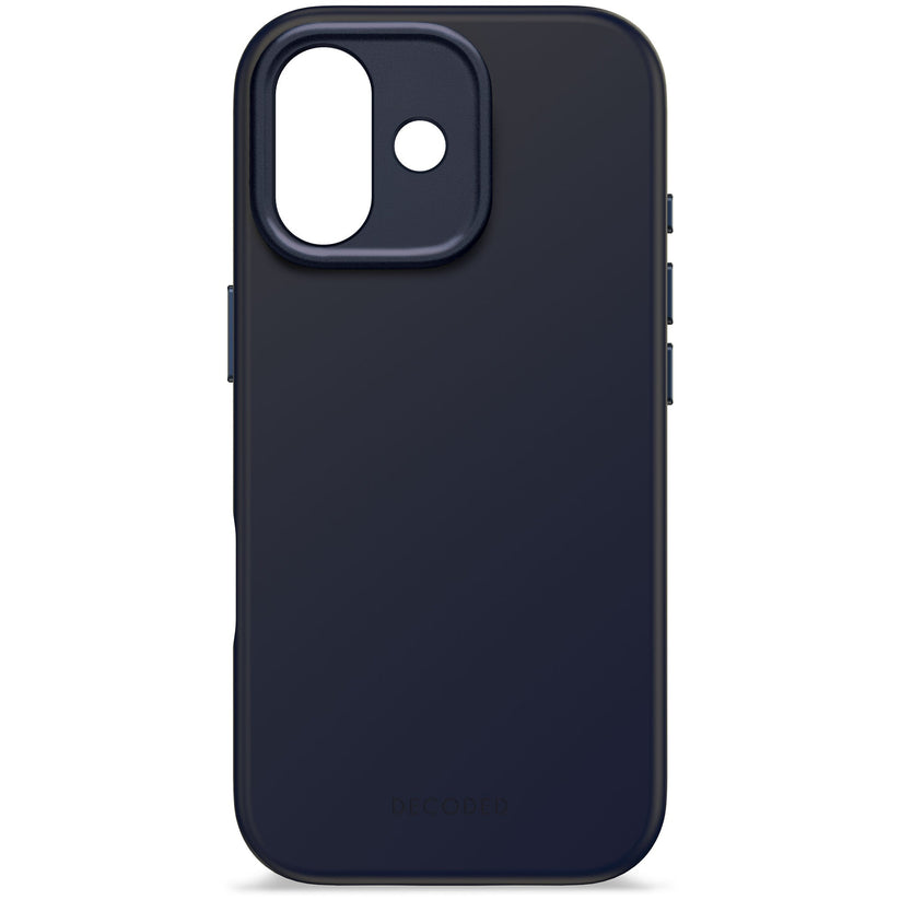 DECODED ANTIMICROBIAL SILICONE BACKCOVER FOR IPHONE 17 - TRUE NAVY - iSTYLE BG