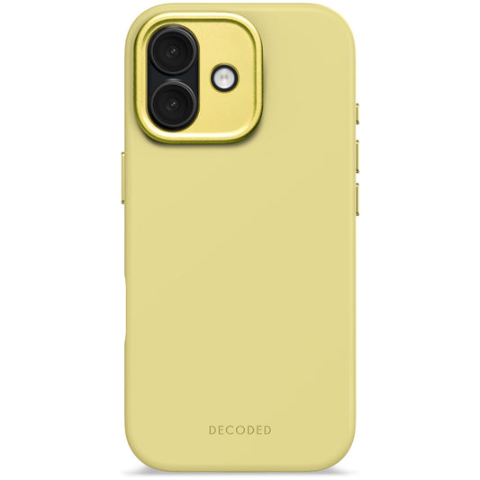 DECODED ANTIMICROBIAL SILICONE BACKCOVER FOR IPHONE 17 - YUMA YELLOW - iSTYLE BG