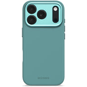 DECODED ANTIMICROBIAL SILICONE BACKCOVER FOR IPHONE 17 PRO - RETRO BLUE - iSTYLE BG