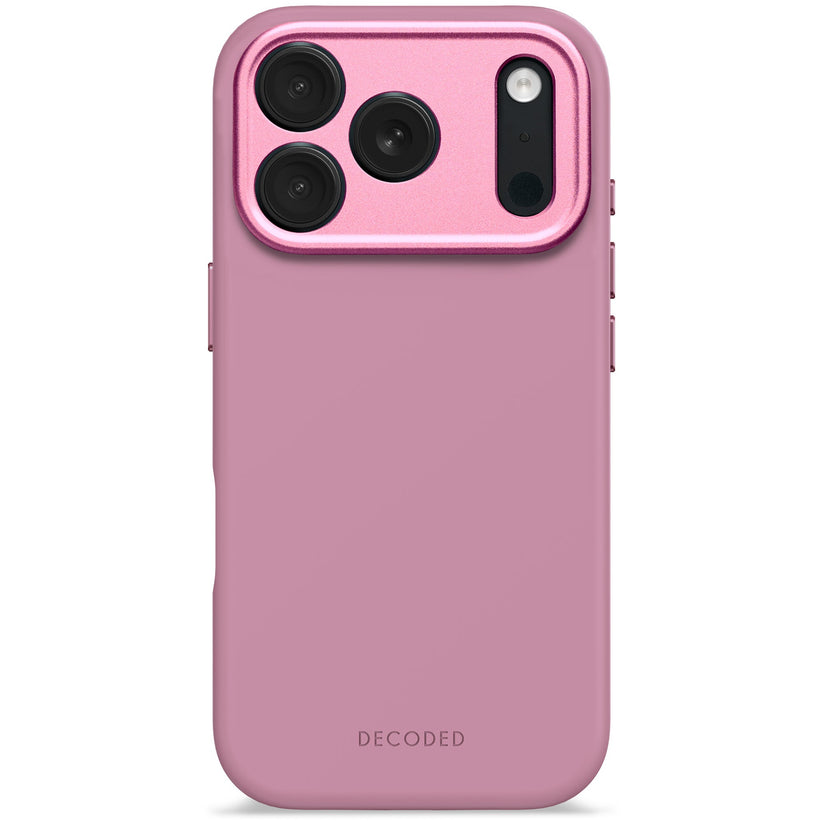 DECODED ANTIMICROBIAL SILICONE BACKCOVER FOR IPHONE 17 PRO - ROSETTE - iSTYLE BG
