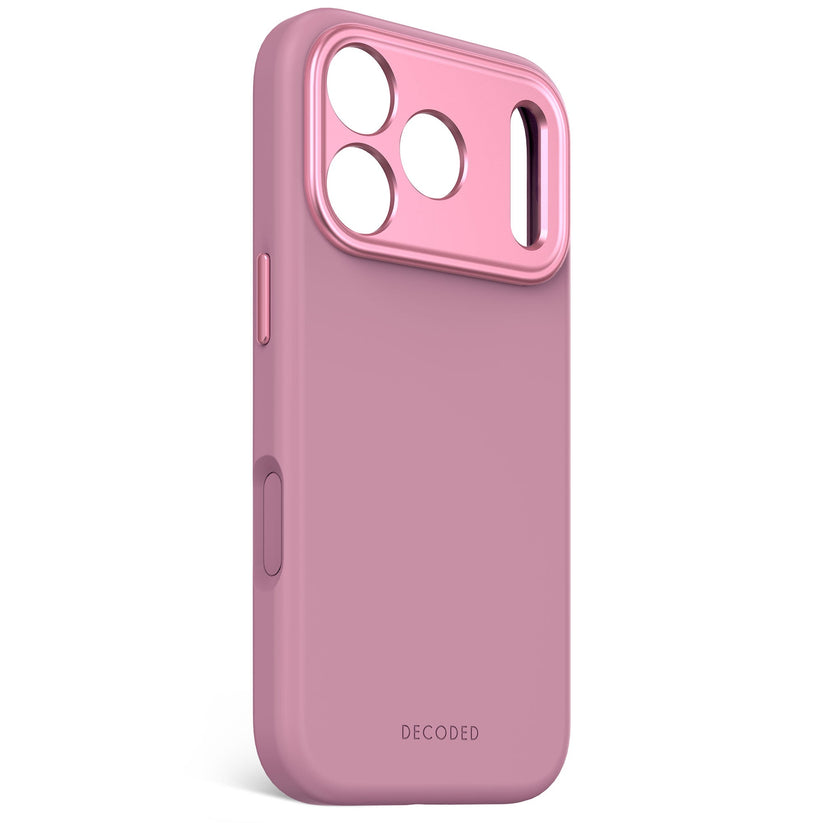 DECODED ANTIMICROBIAL SILICONE BACKCOVER FOR IPHONE 17 PRO - ROSETTE - iSTYLE BG