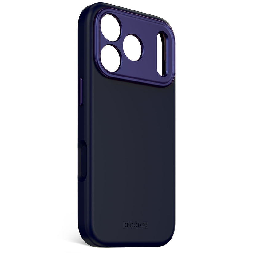 DECODED ANTIMICROBIAL SILICONE BACKCOVER FOR IPHONE 17 PRO - TRUE NAVY - iSTYLE BG