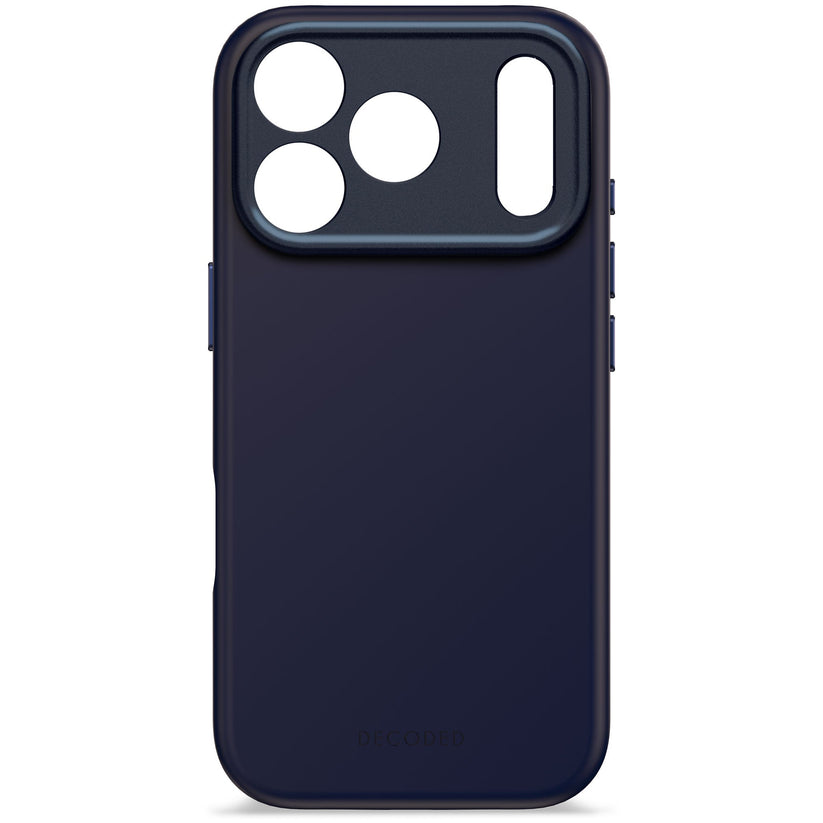 DECODED ANTIMICROBIAL SILICONE BACKCOVER FOR IPHONE 17 PRO - TRUE NAVY - iSTYLE BG