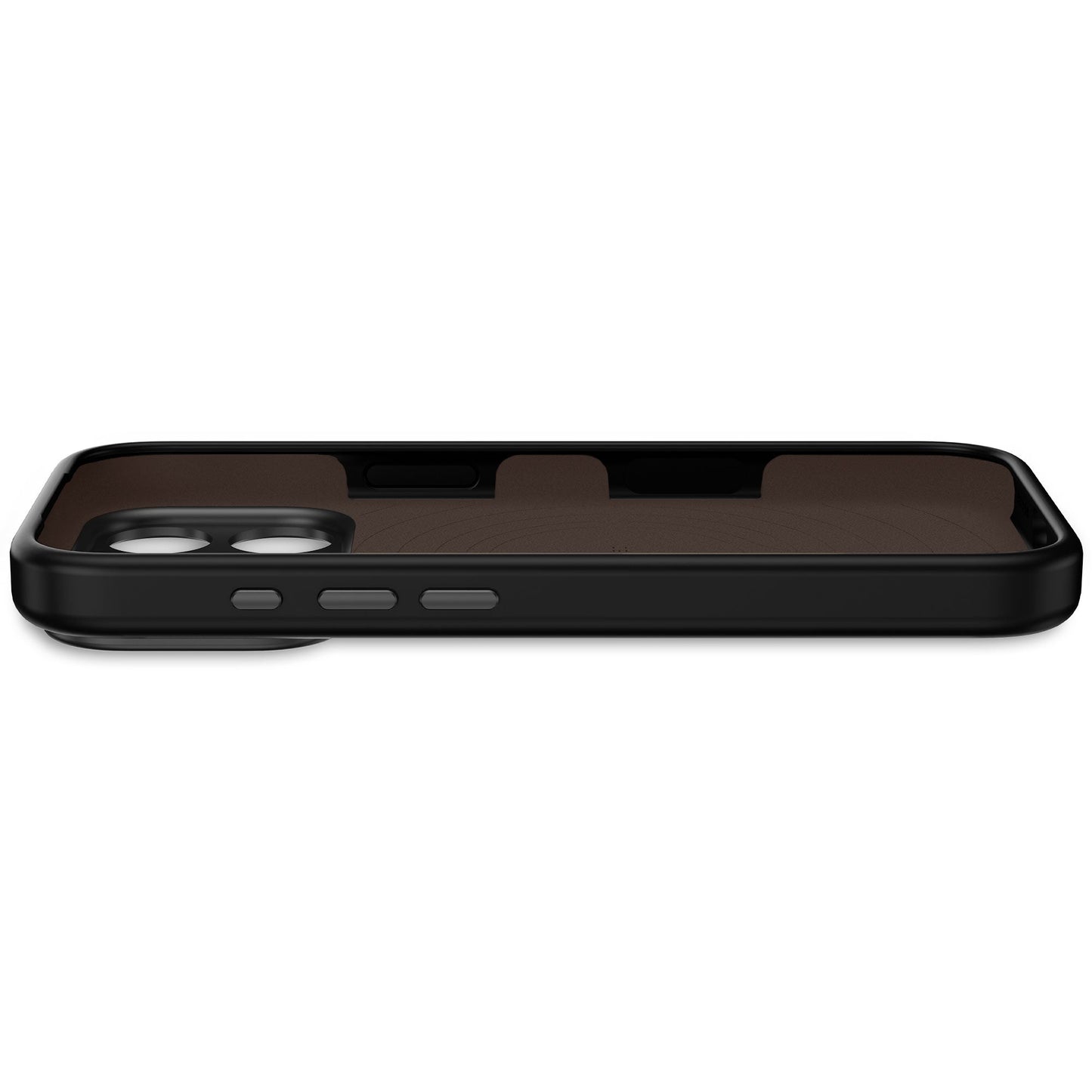 Кейс за iPhone 17 Pro Max от Decoded - силиконов - Antimicrobial - PHANTOM BLACK